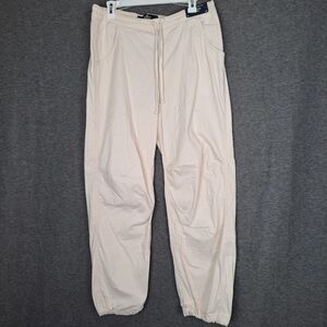 Hollister Pants Womens Medium Parachute Baggy Drawstring Adjustable Rise NWT